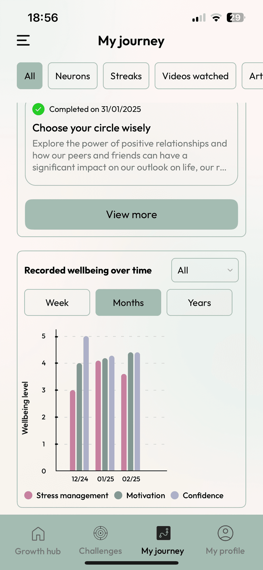 Track your mood over time